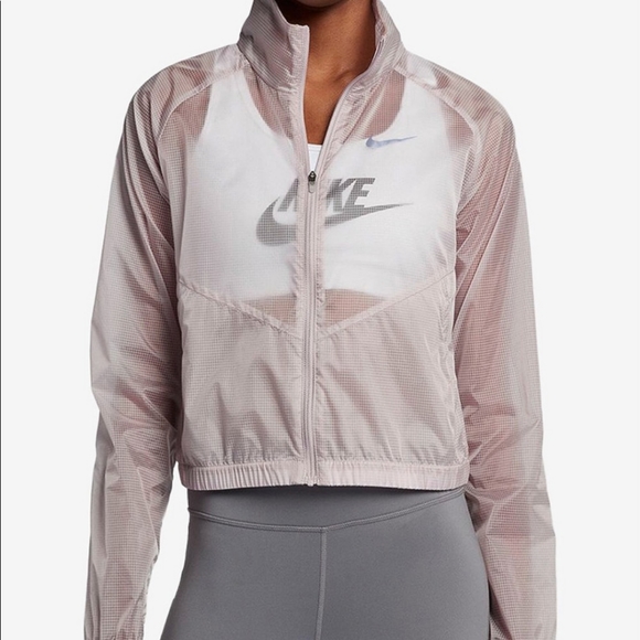 Nike Jackets & Blazers - Nike Transparent Running Jacket Packable Small